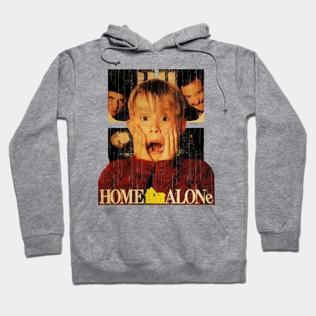 Vintage Home Alone Hoodie by Tigaduaart